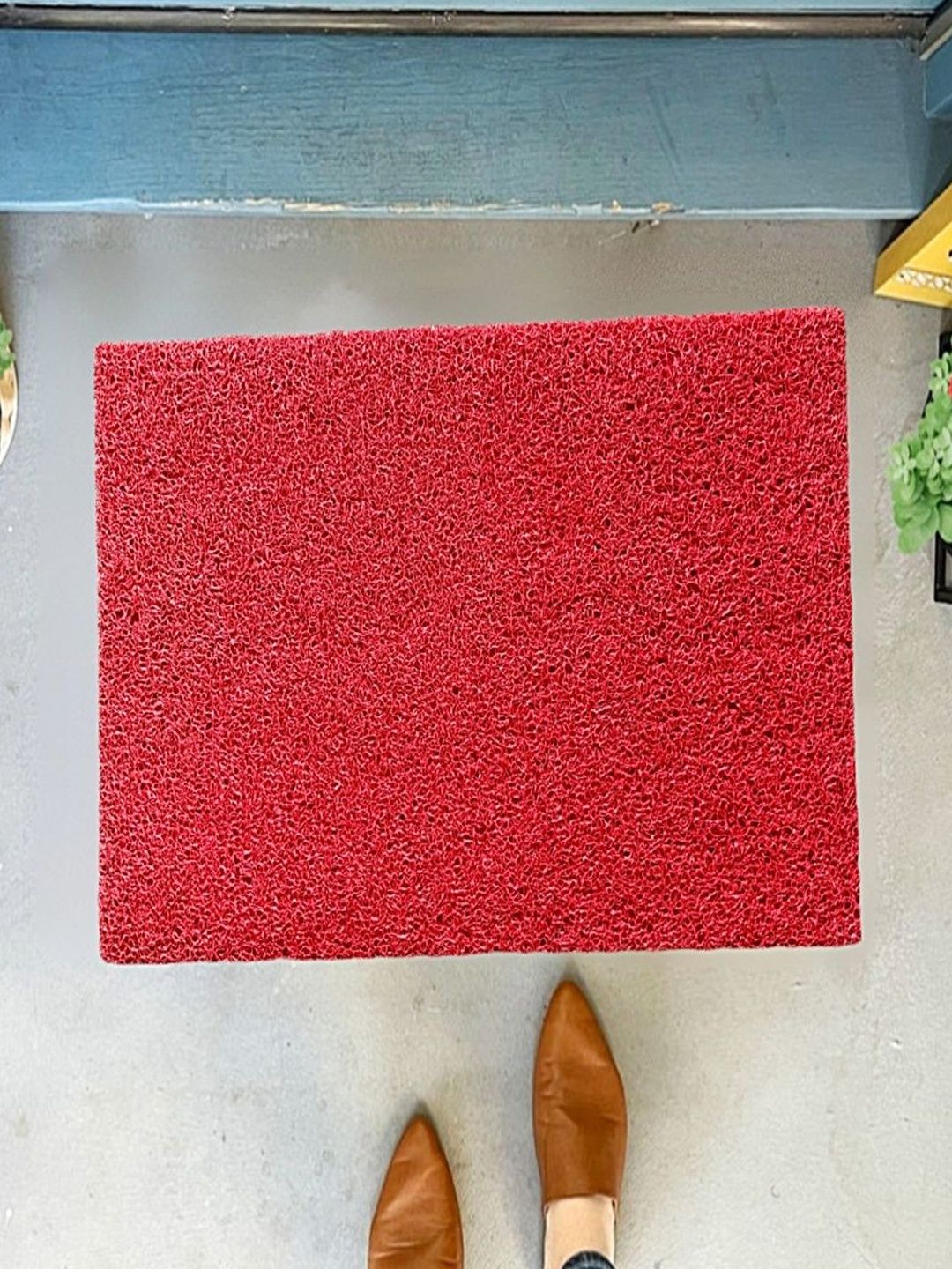 vstucart Red Anti-Skid Waterproof Doormat
