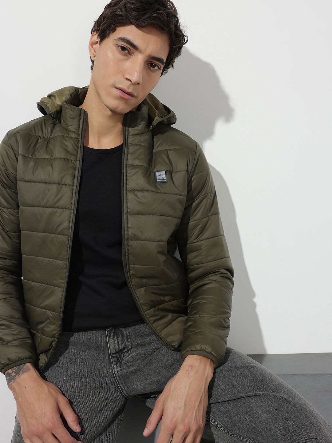 The Roadster Life Co. Detachable Hooded Quilted Jacket