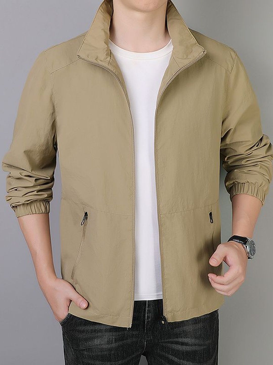 StyleCast x Revolte Men Open Front Jacket