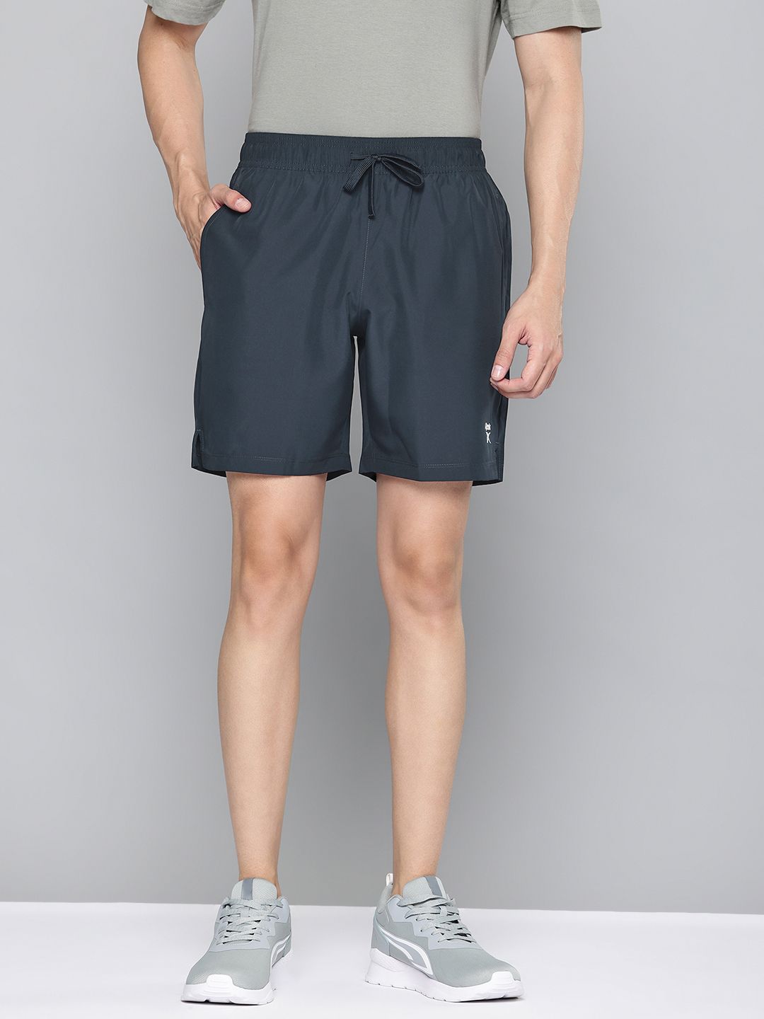 Reebok Men Brand Logo Printed Sports Shorts