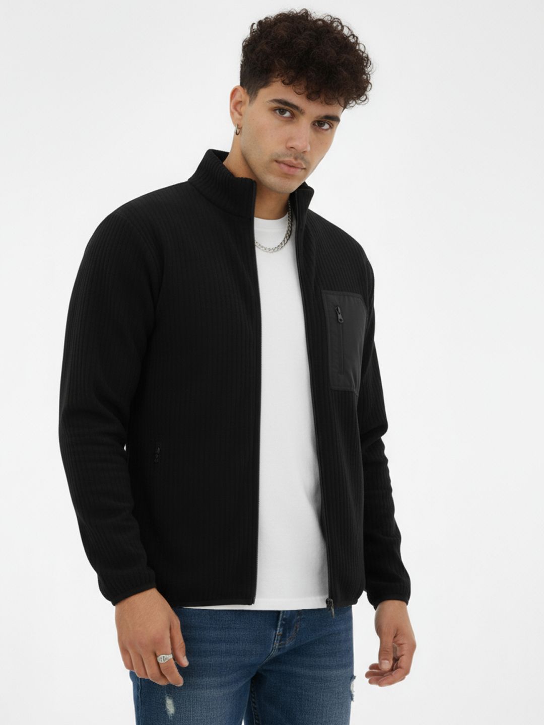 glitchez Ribbed Corduroy Jacket