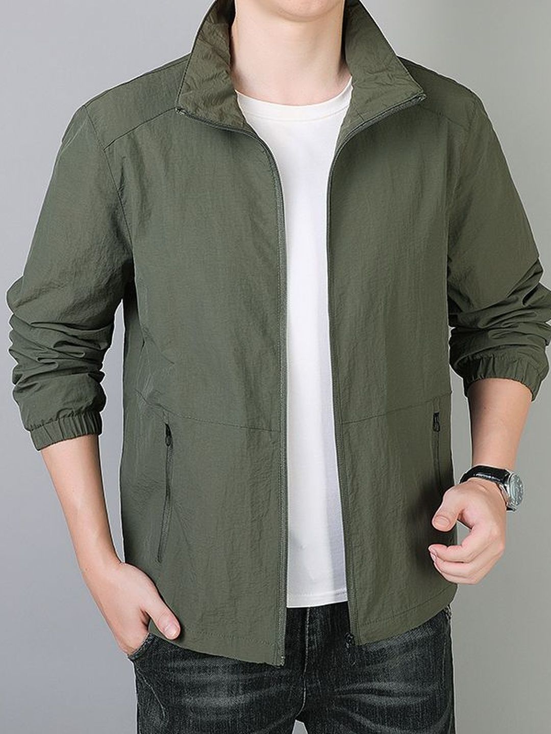 StyleCast x Revolte Men Open Front Jacket