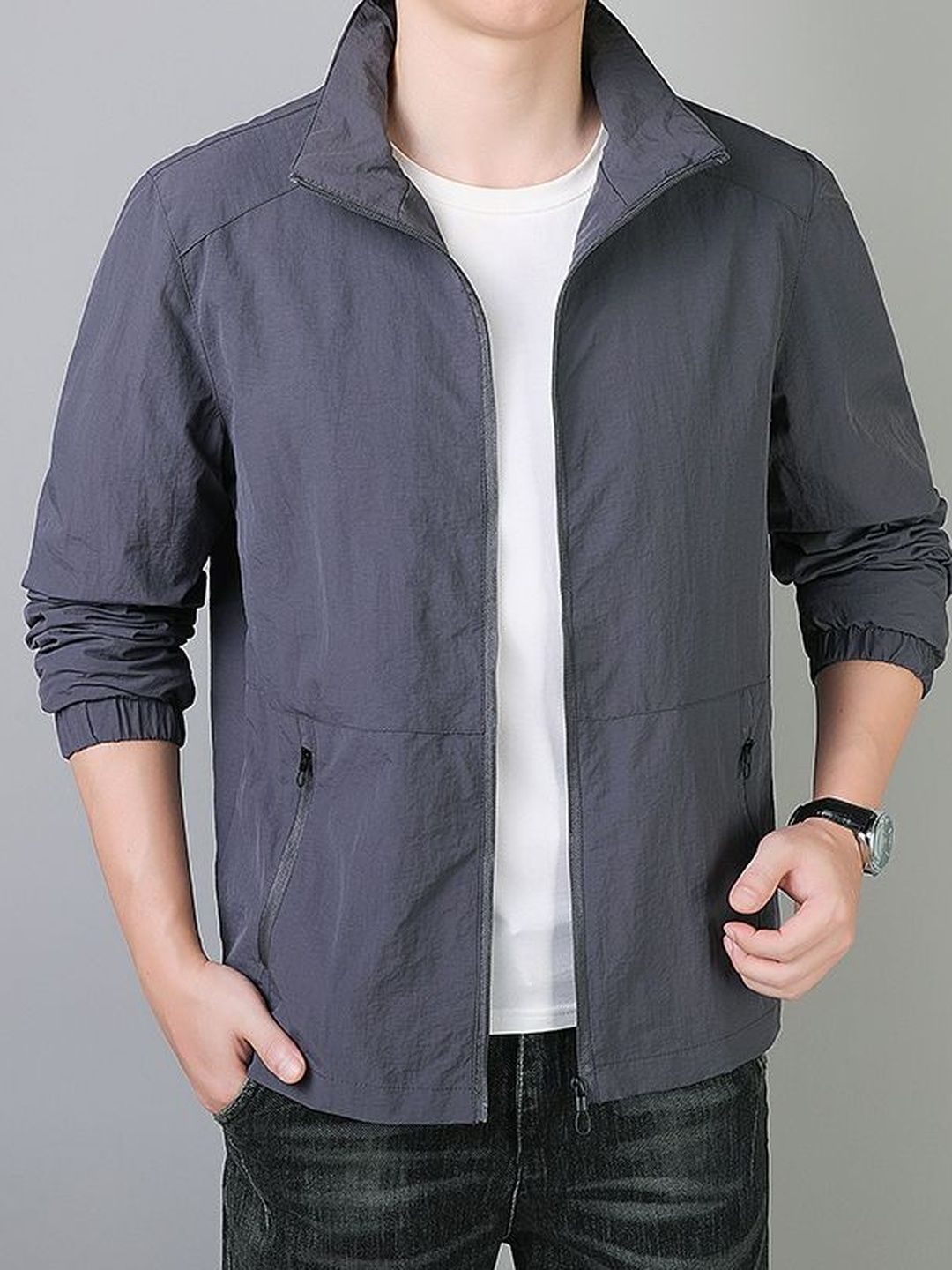 StyleCast x Revolte Men Open Front Jacket