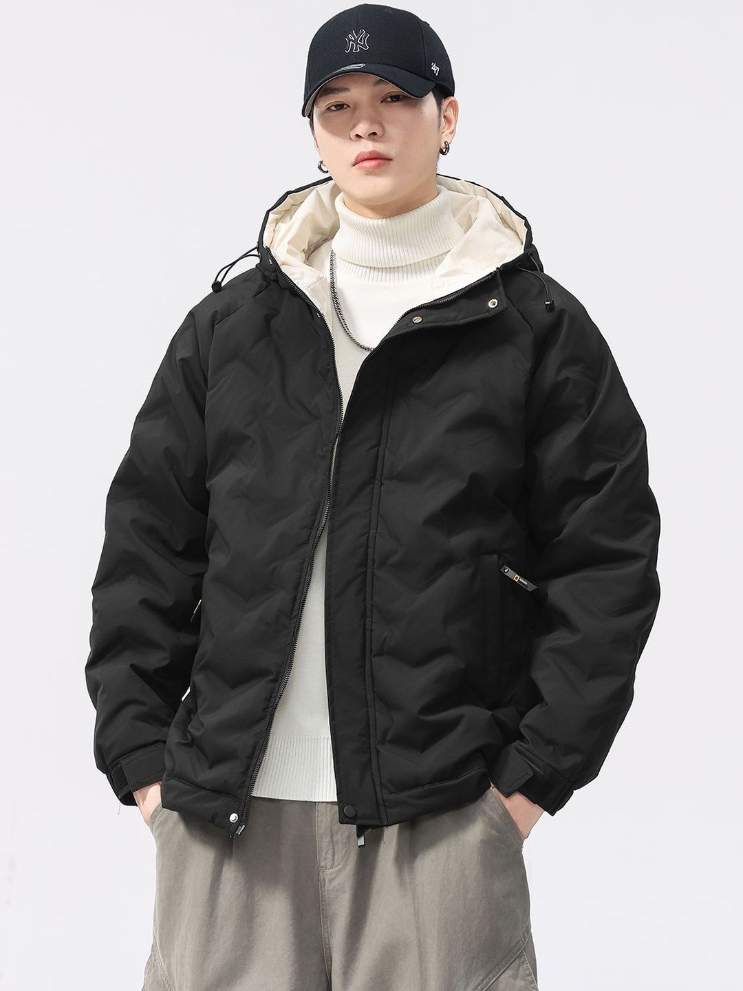 Mast & Harbour Men Lightweight Puffer Jacket