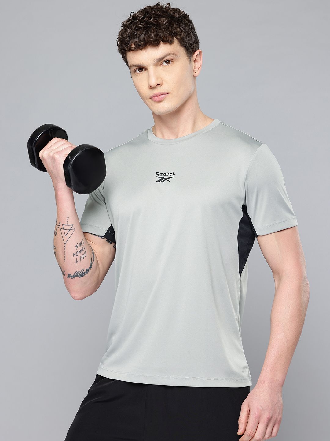 Reebok Brand Logo Printed Speedwick Training T-shirt