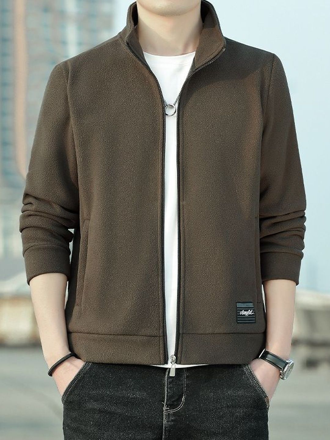 StyleCast x Revolte Men Outdoor Open Front Jacket
