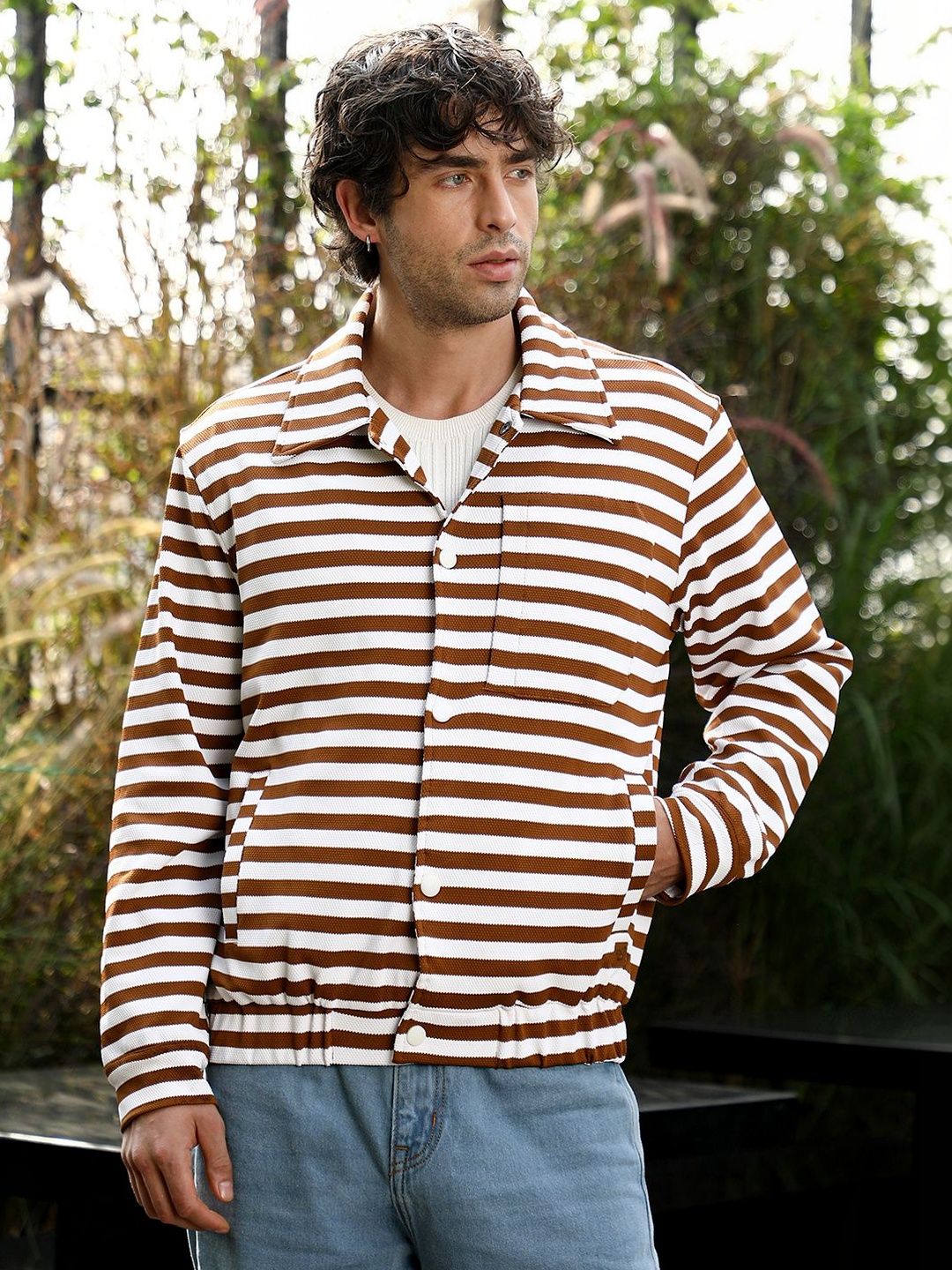 CAHOOT Lightweight Candy-Striped Jacket
