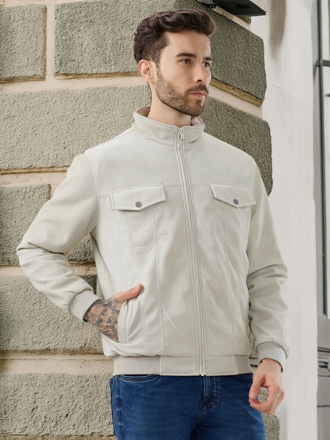 Status Quo Men Bomber Jacket