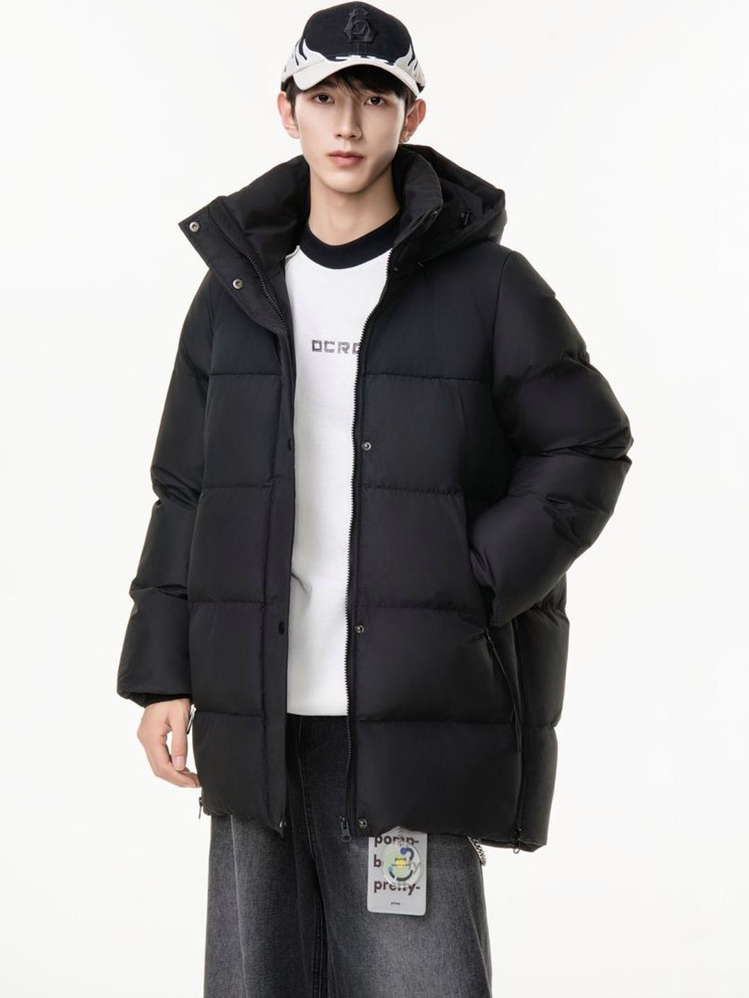 Mast & Harbour Men Lightweight Longline Puffer Jacket