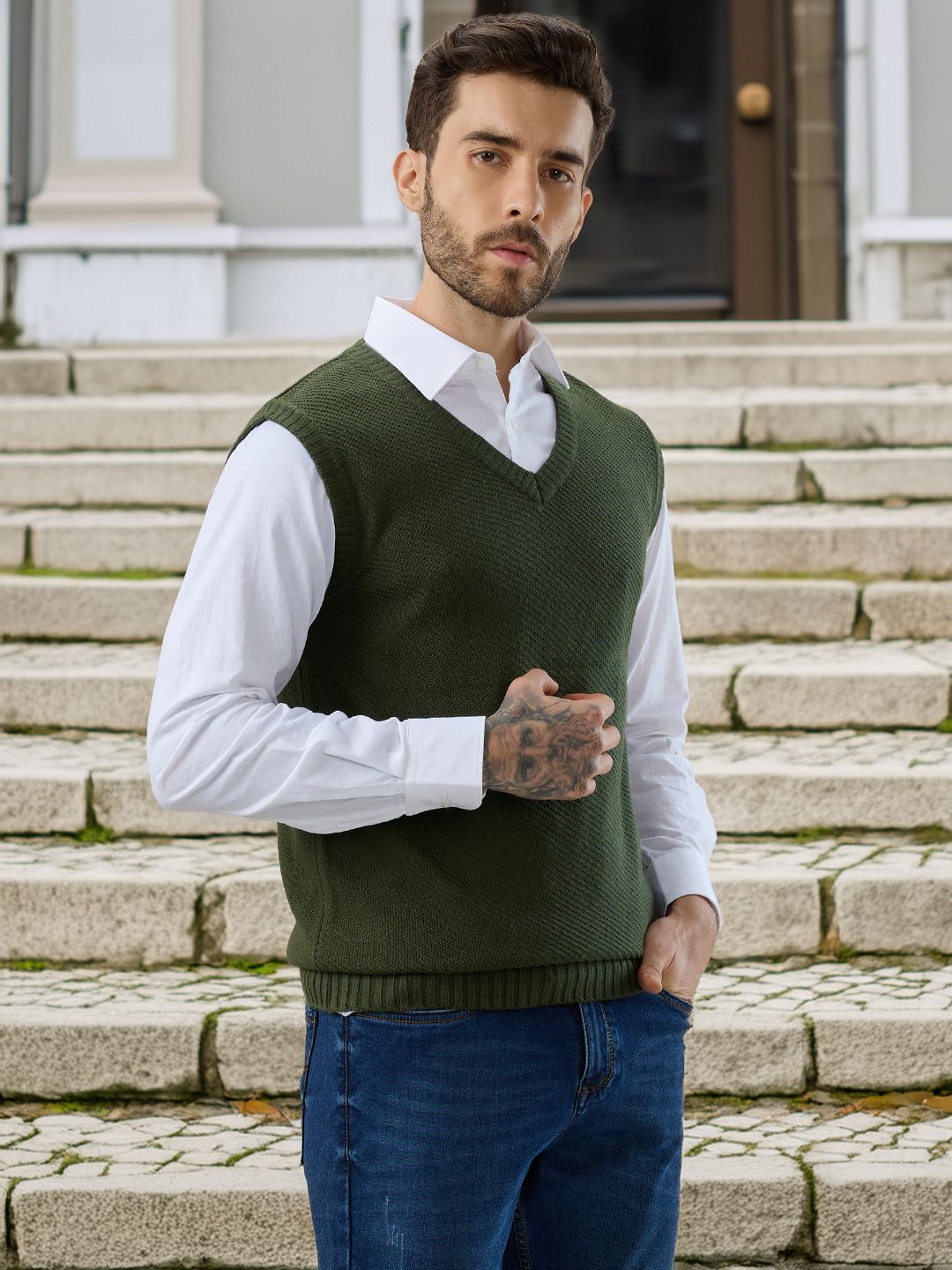 Status Quo Men Sweater Vest