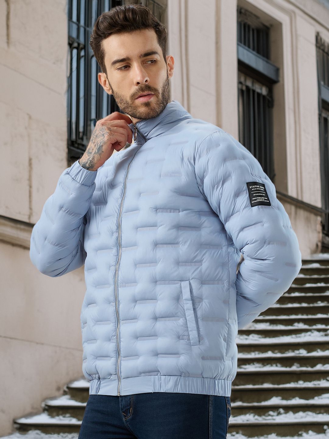 Status Quo Men Lightweight Puffer Jacket