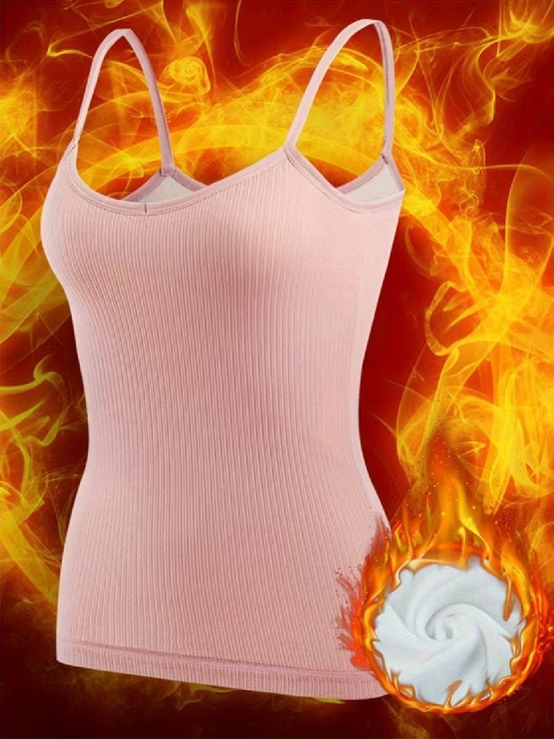 TOMPIK Striped Round Neck Thermal Top