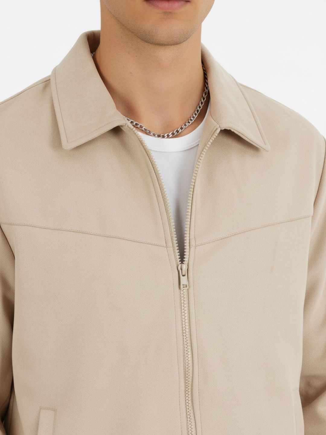 JIEDA　COMPACT TAILORED JACKET 26ss Buy glitchez Suede Finish Spread Collar Tailored Jacket with