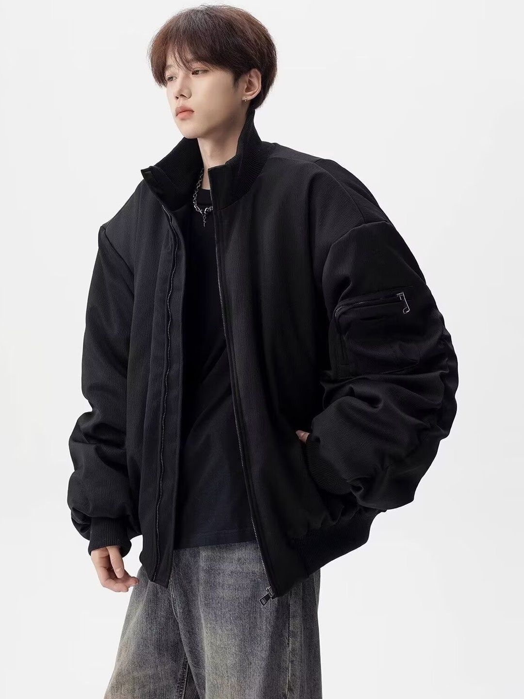 Mast & Harbour Men Bomber Jacket