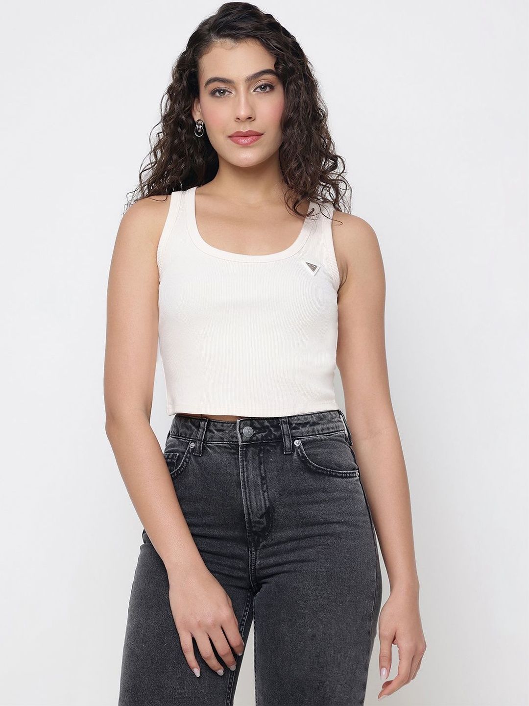 GUESS Tank Crop Top