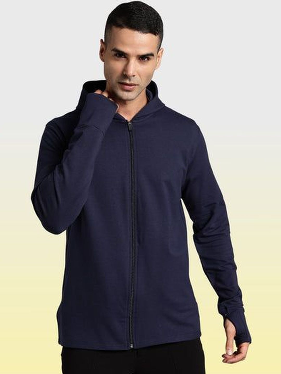 BLUE TYGA Men Acrylic Lightweight Puffer Jacket