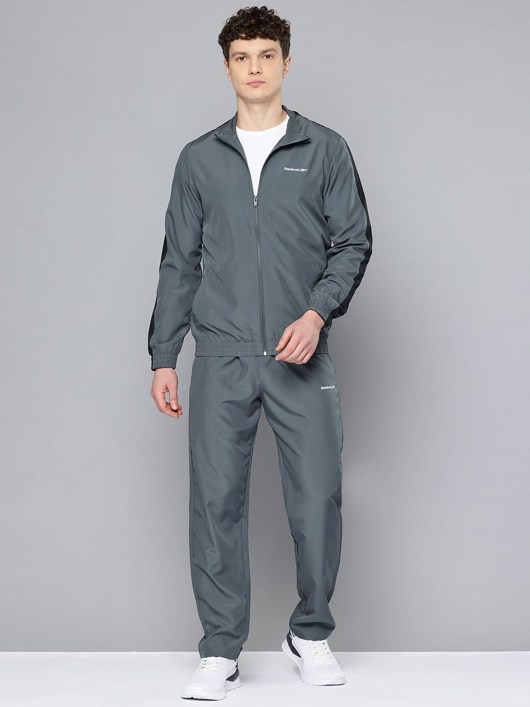 Reebok Brand Logo Detail Speedwick Training Tracksuit with Contrast Piping