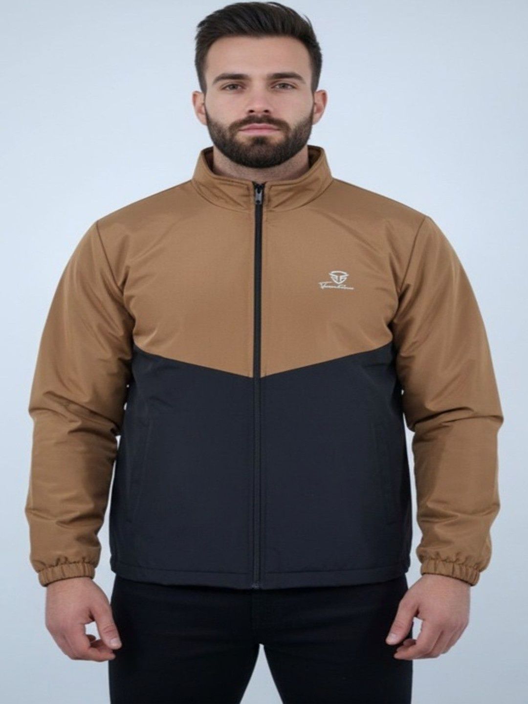 RAUSHANI FASHIONS Men Colourblocked Windcheater Sporty Jacket