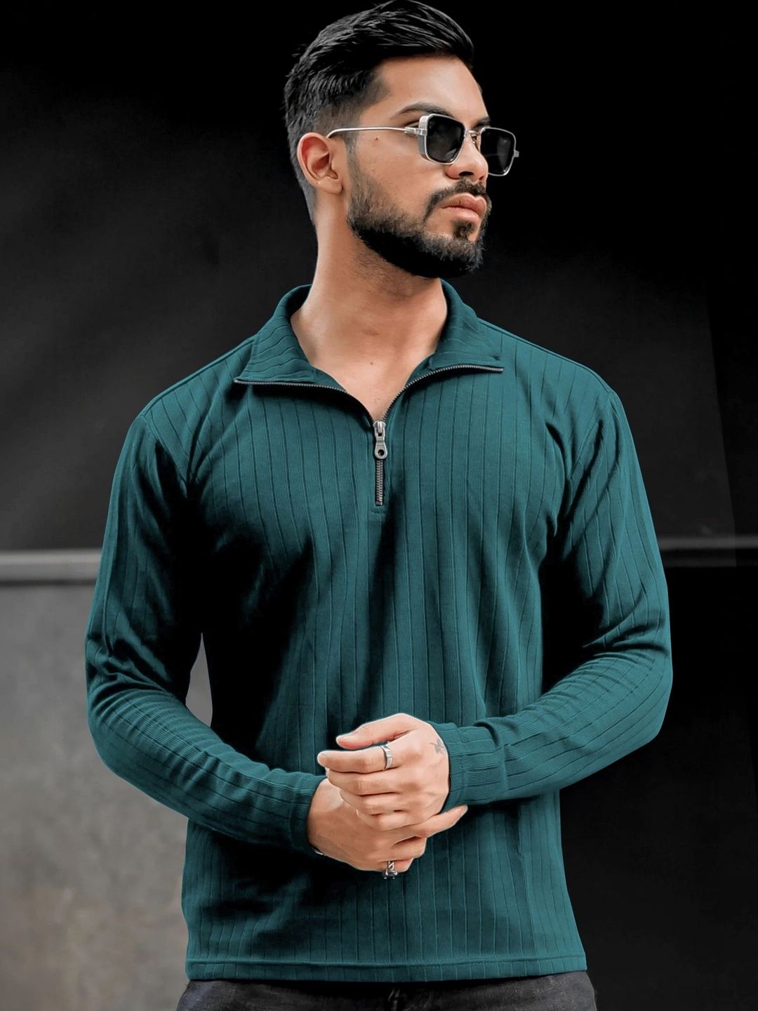 HAPPY KHAJANA Men Polo Collar T-shirt