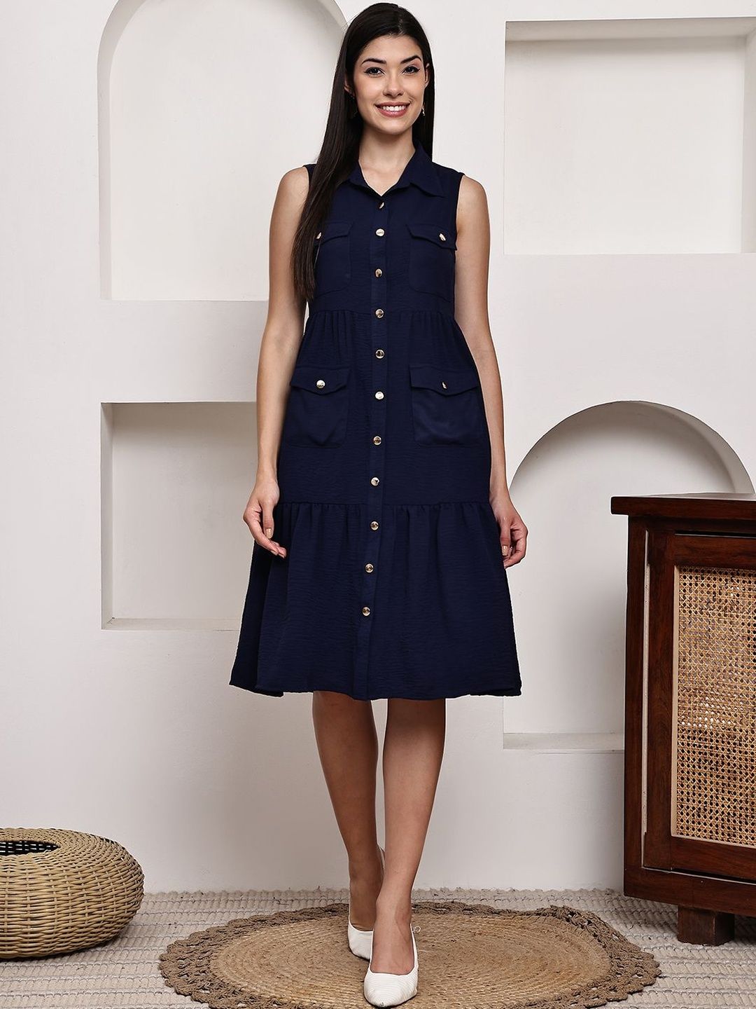 CORSICA Fit & Flare Dress