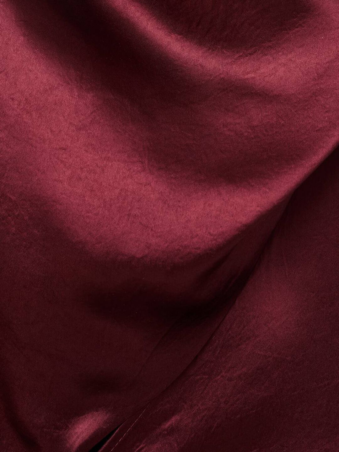 Scarf Neck Satin Top