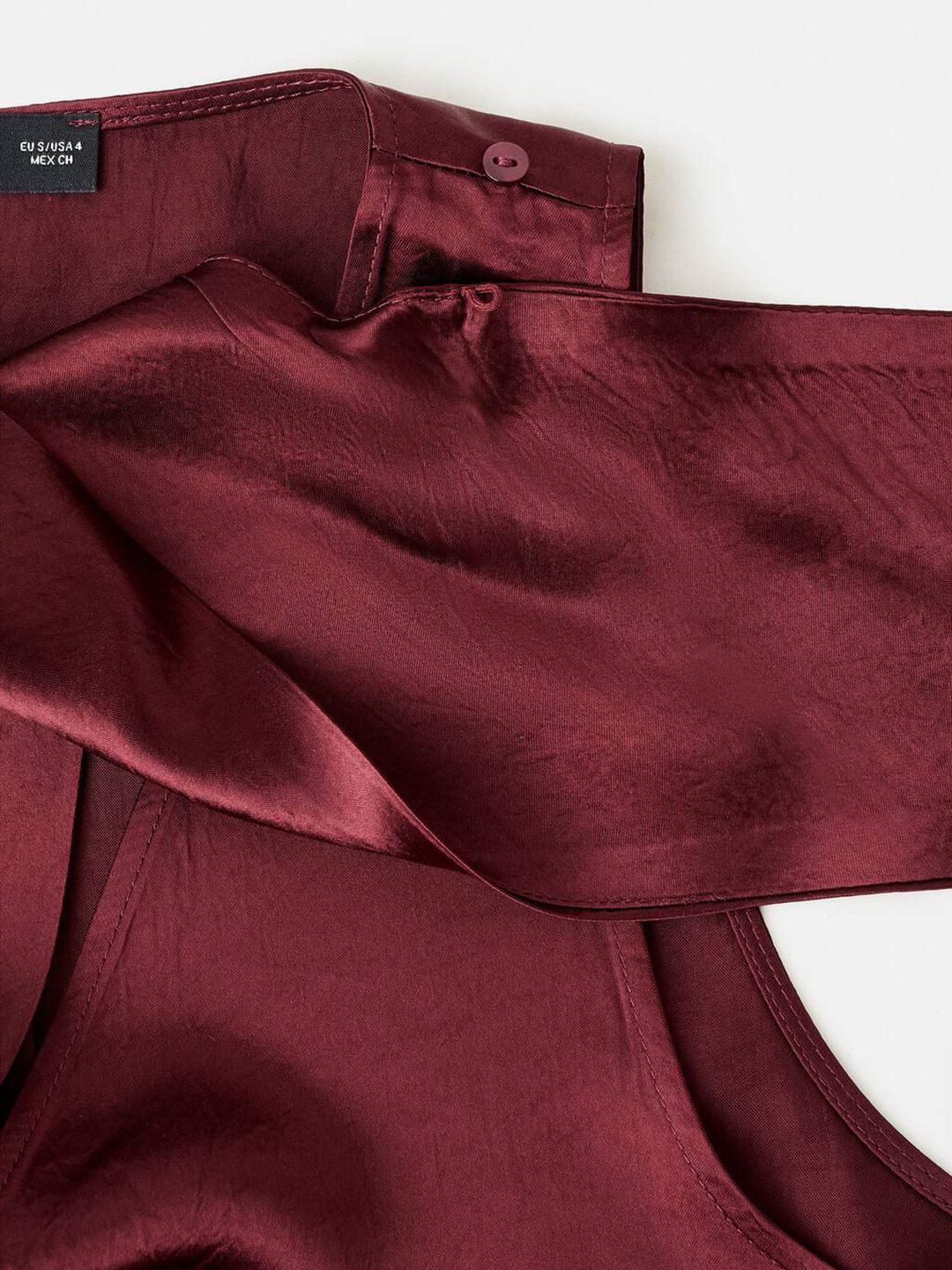 Scarf Neck Satin Top