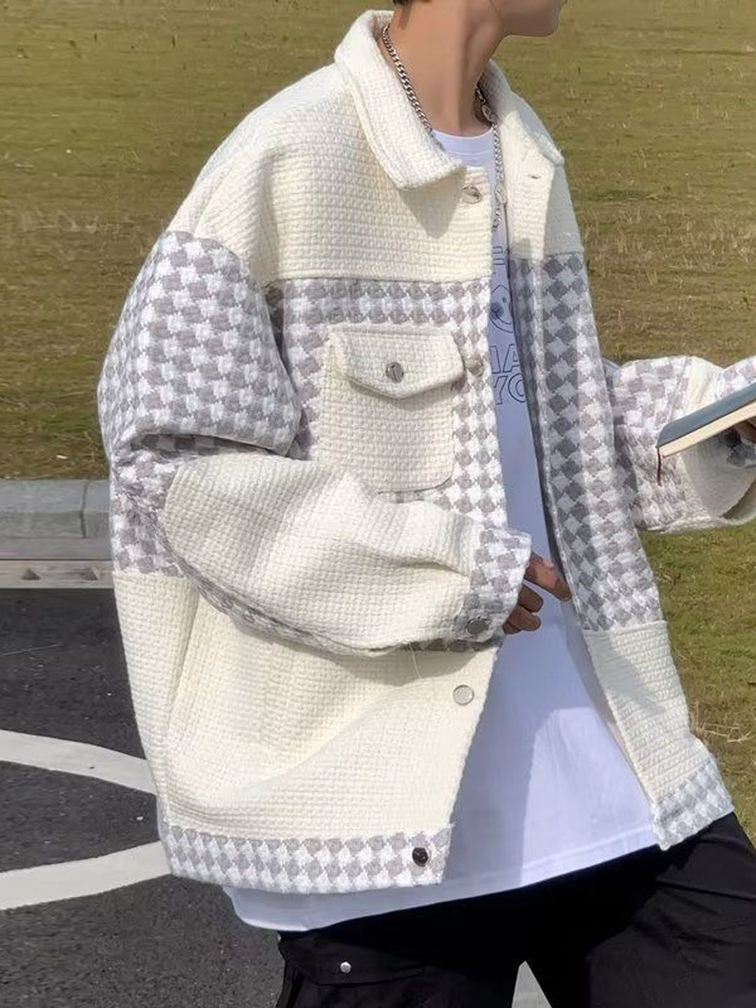 Mast & Harbour Men Checked Woven Jacket
