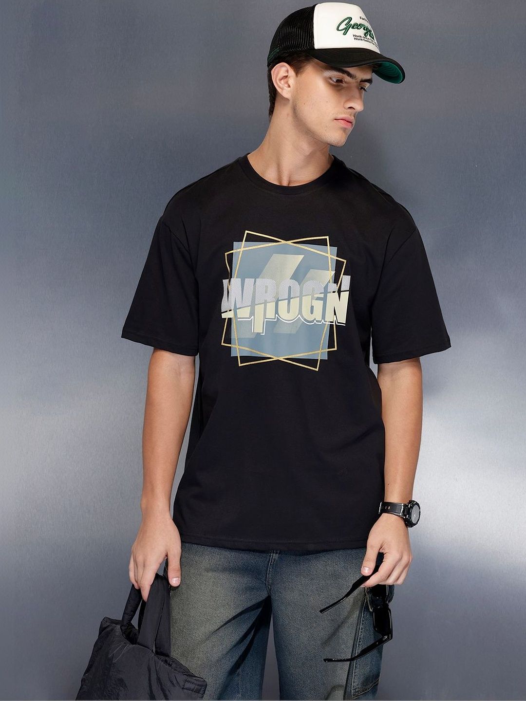 WROGN Men Printed T-shirt