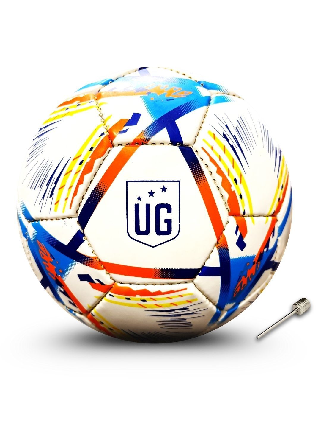 UG SPORTS Premium Intermediate PVC Qatar Hand Stitched 32 Panels Football Size 5