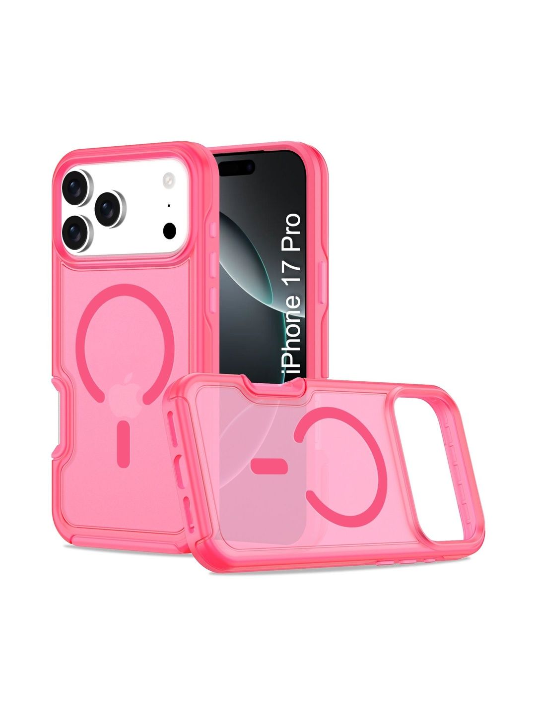 Luxury Kase Solid Printed iPhone 17 Pro Back Case Mobile Accessories