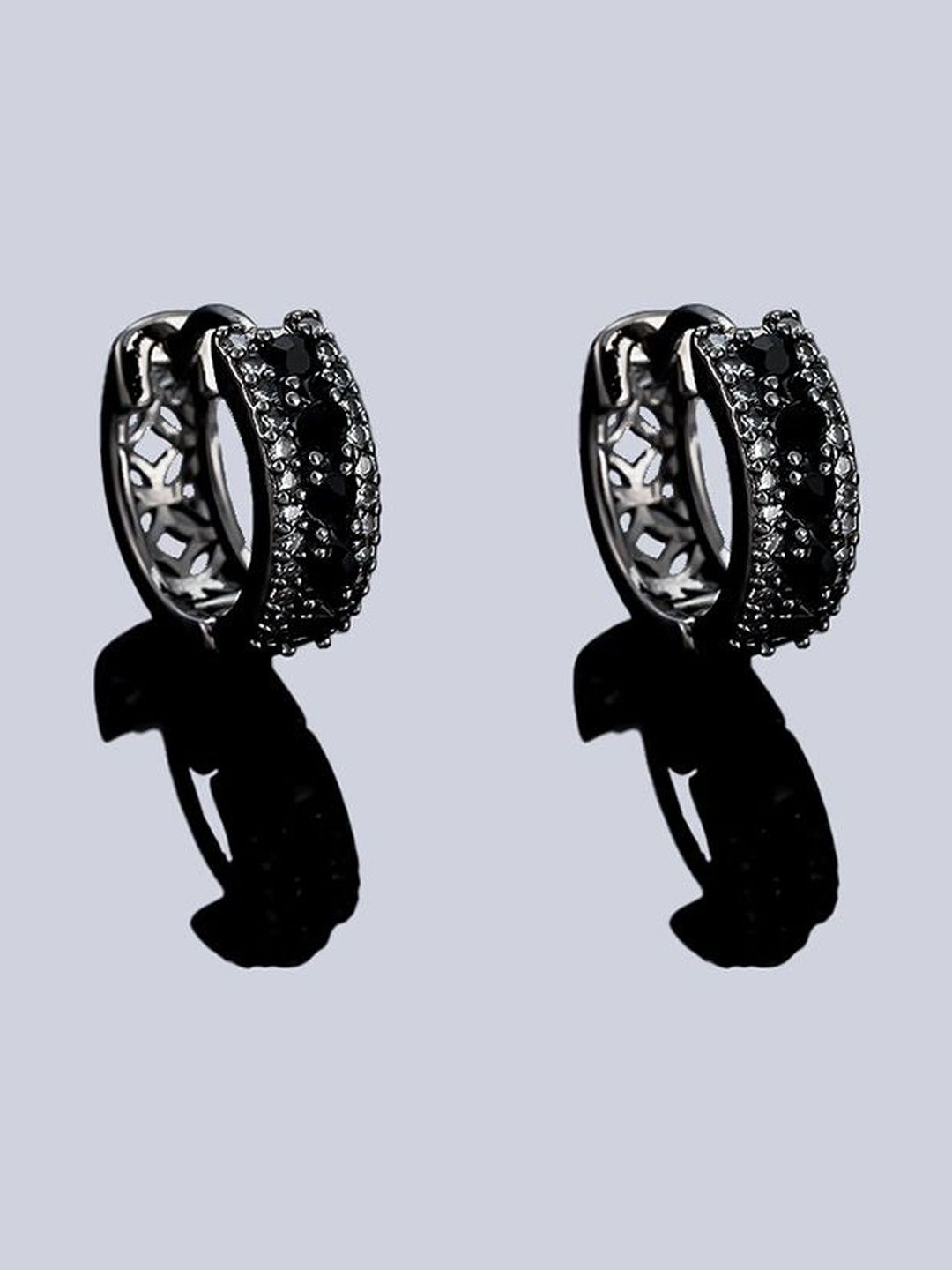 StyleCast x Revolte Classic Half Hoop Earrings