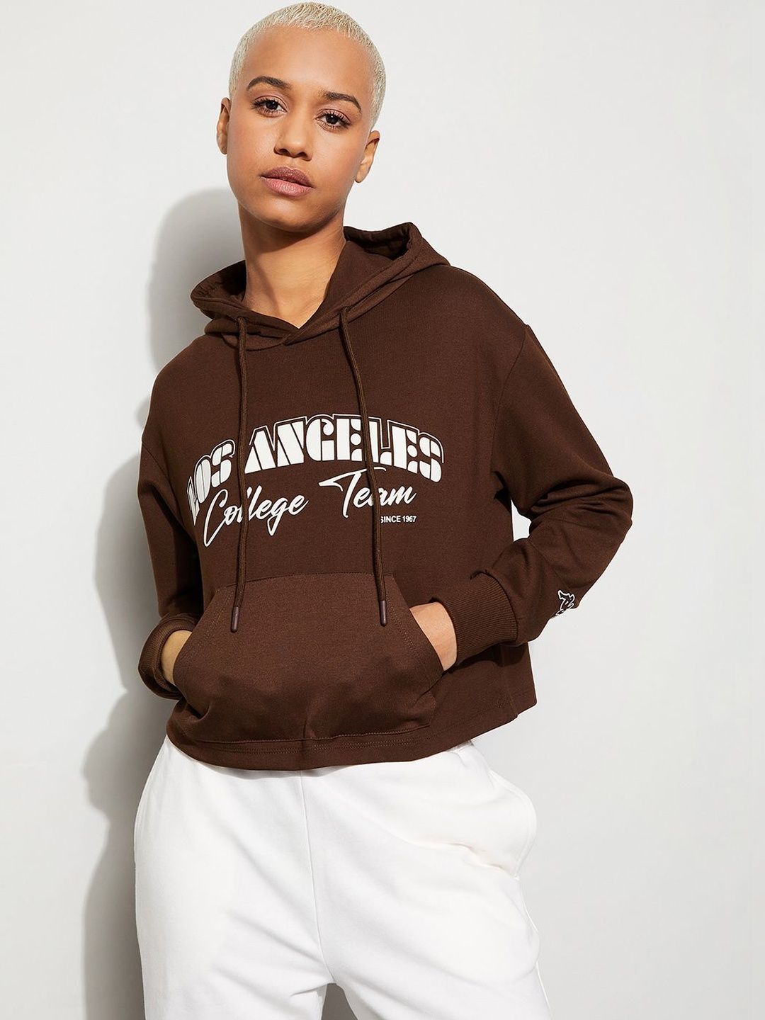 Kappa Kappa Women Printed Hooded Sweatshirt