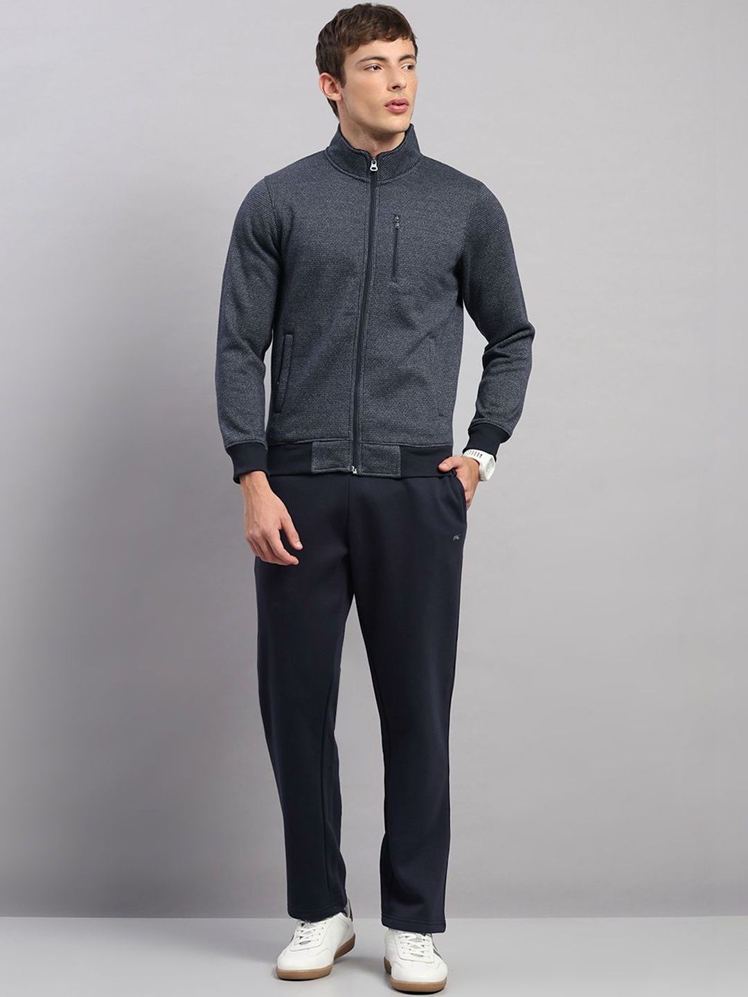 Monte Carlo Stand Collar Full Sleeve Zipper Tracksuit