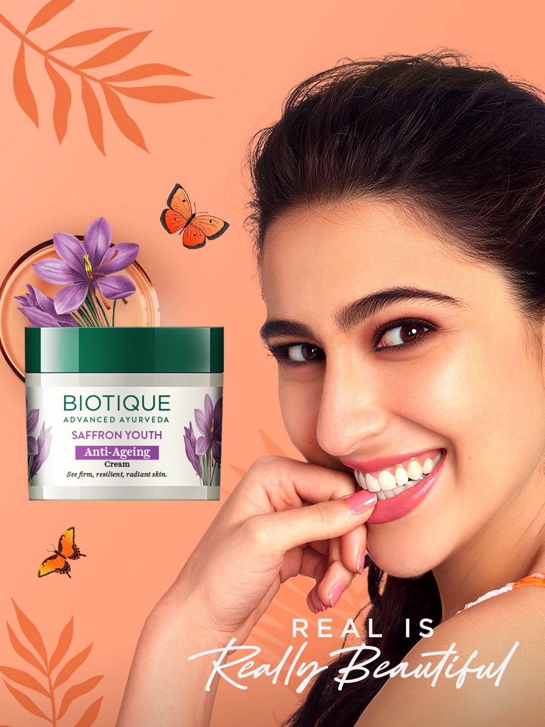 Buy Biotique Bio Saffron Dew Youthful Nourishing Day Cream - Day
