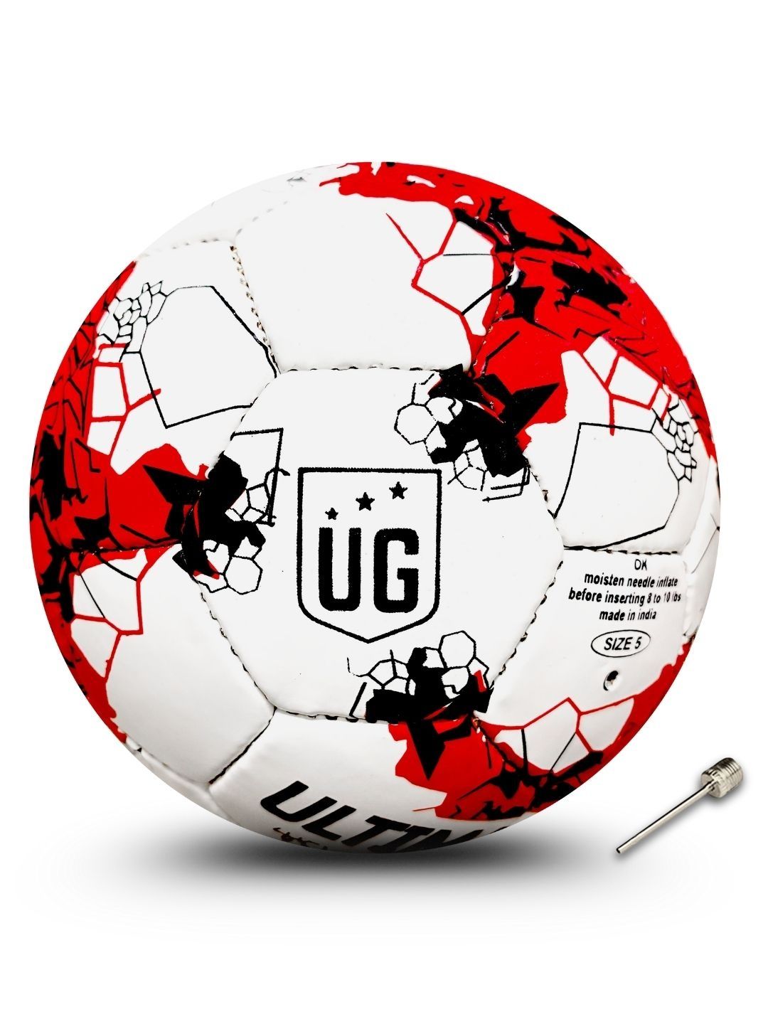 UG SPORTS Premium PVC Hand Stitched 32 Panels Football Size 5