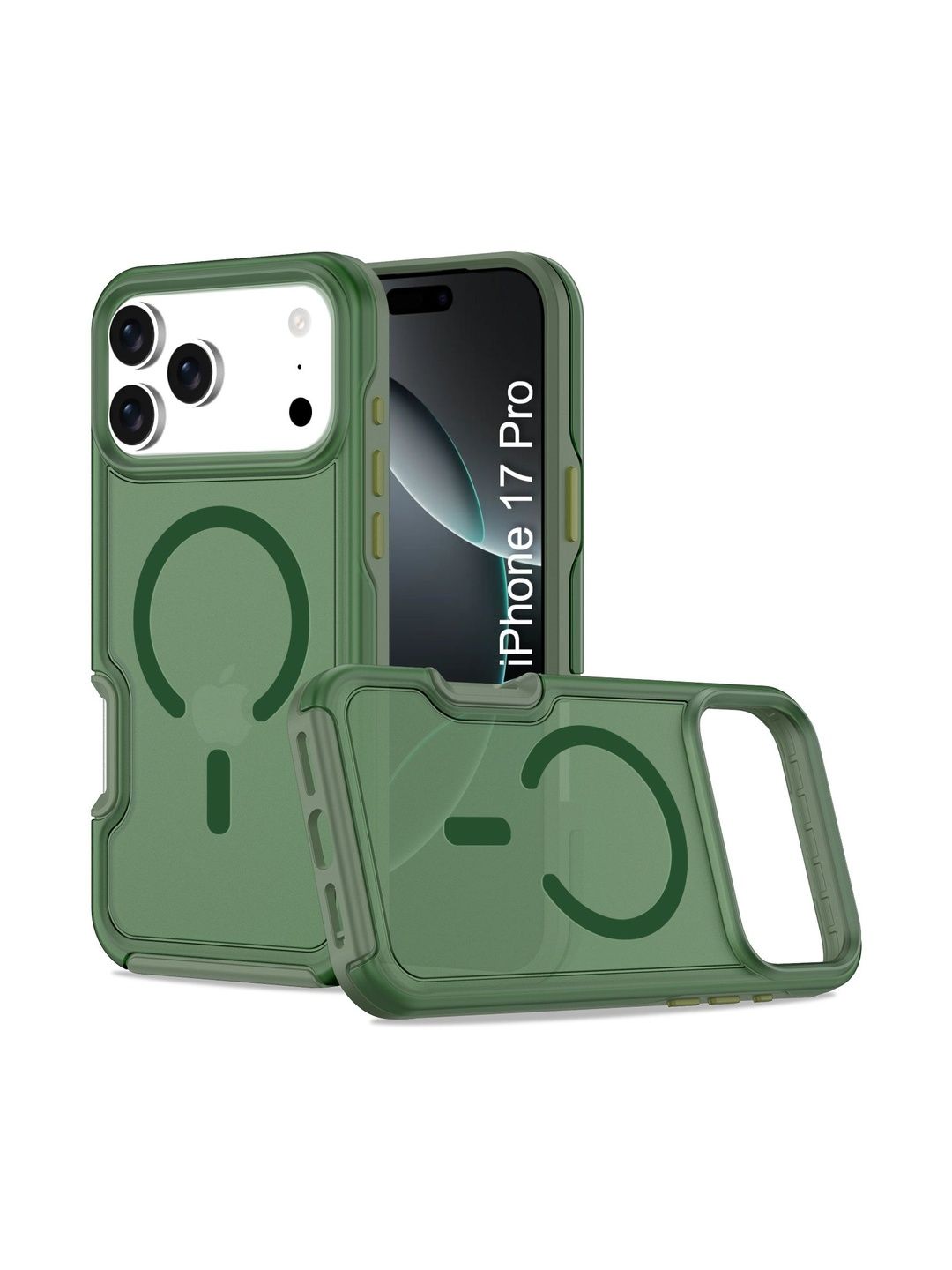 Luxury Kase Solid Printed iPhone 17 Pro Back Case Mobile Accessories