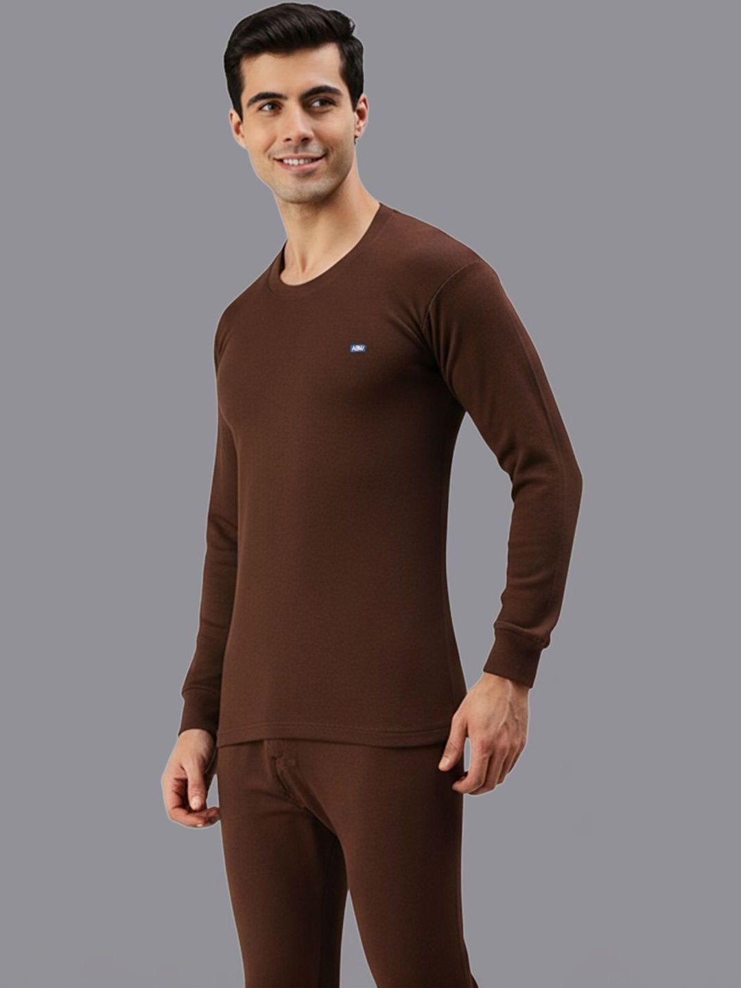 AMUL COMFY Kashmira Men Round Neck Thermal Top
