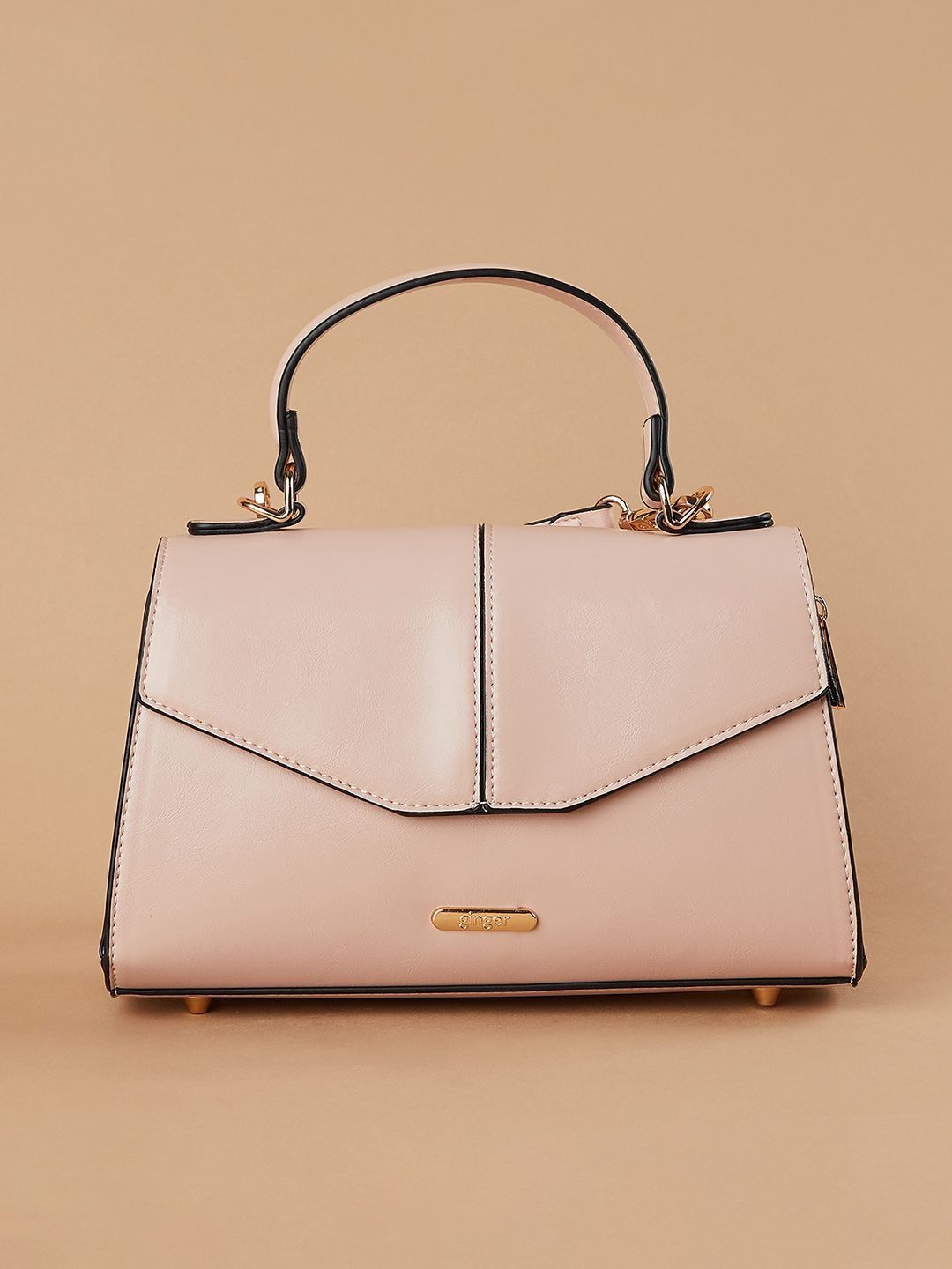 Ginger Pink Handbag - Buy Ginger Pink Handbag online in India