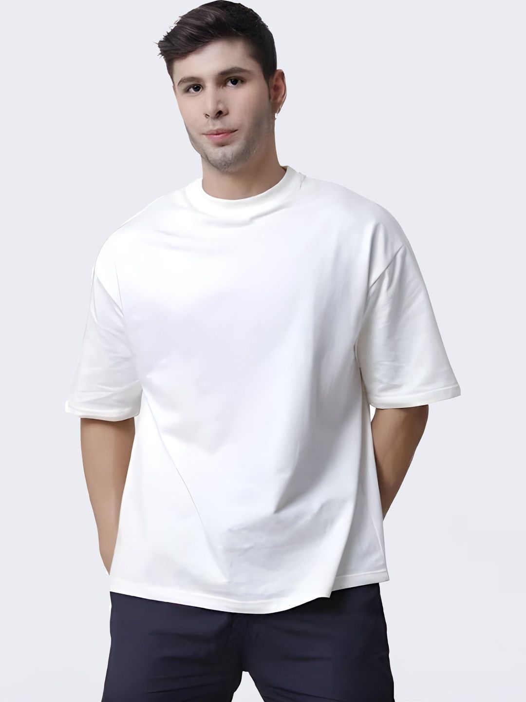 KAIDO Men Oversized High Neck T-shirt