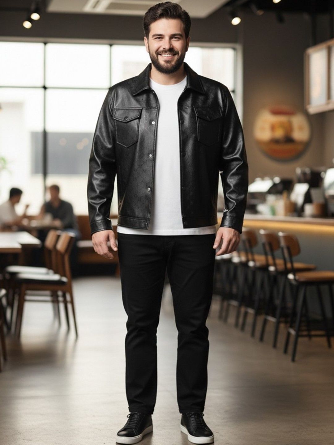 Sztori Men Leather Jacket