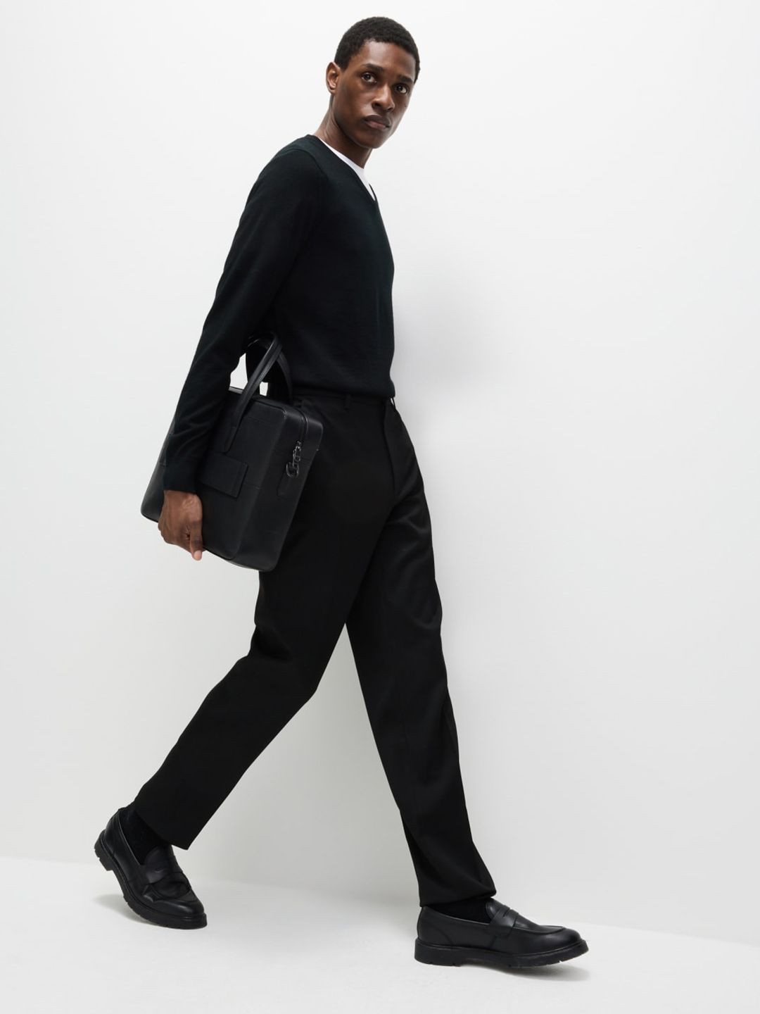 Marks & Spencer Regular Fit Smart Stretch Trousers