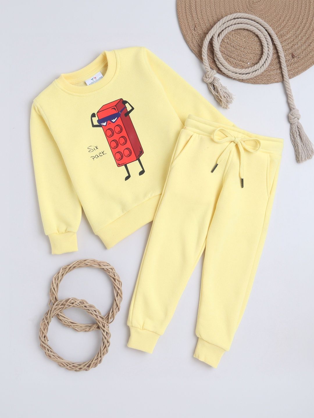 Knitting Doodles Unisex Kids Printed