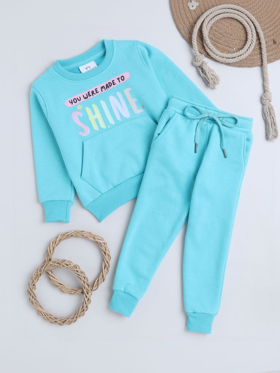Knitting Doodles Unisex Kids Printed