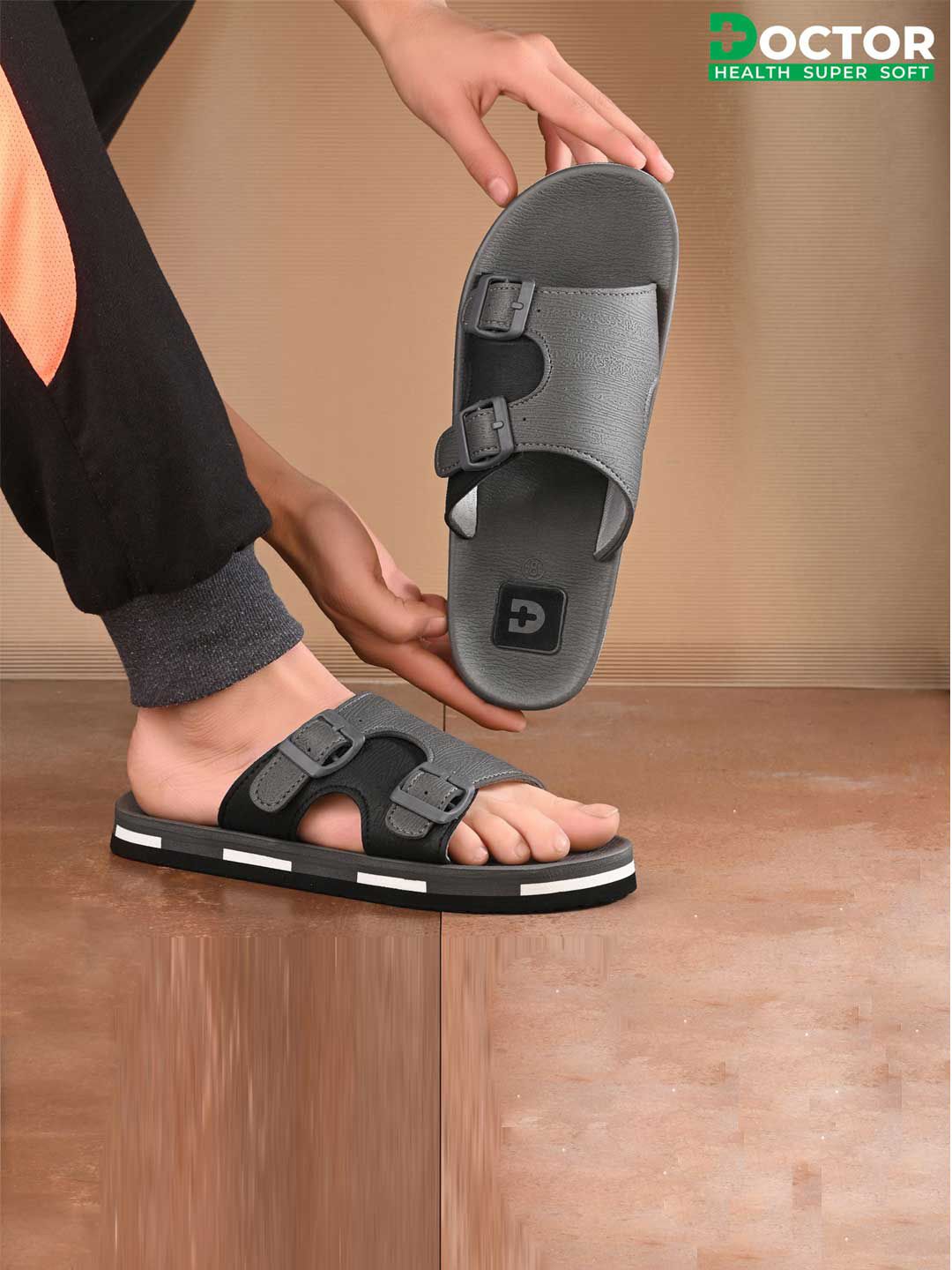DOCTOR HEALTH SUPER SOFT  Men Slip-On Flip Flops