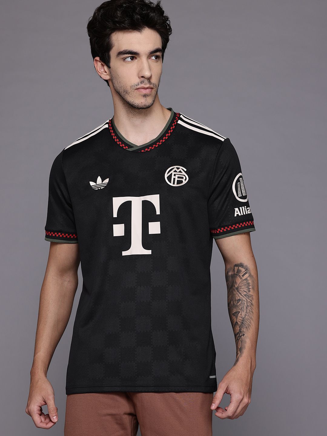 Buy ADIDAS Bayern Munich Printed Aero-Ready Slim Fit Football T