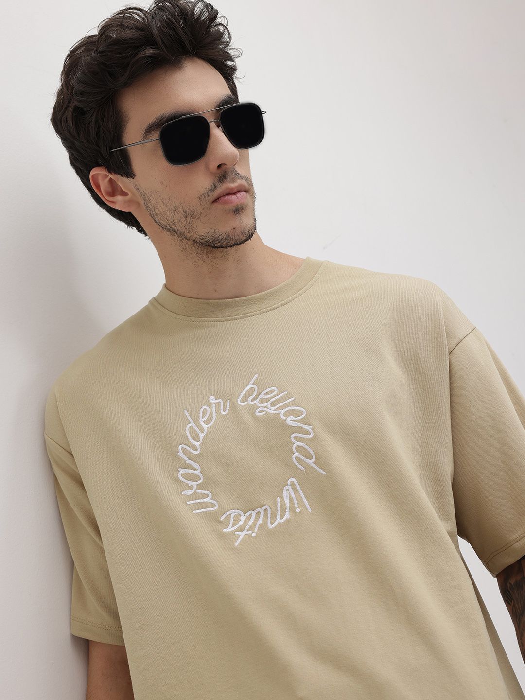 The Roadster Life Co. Typography Printed T-shirt