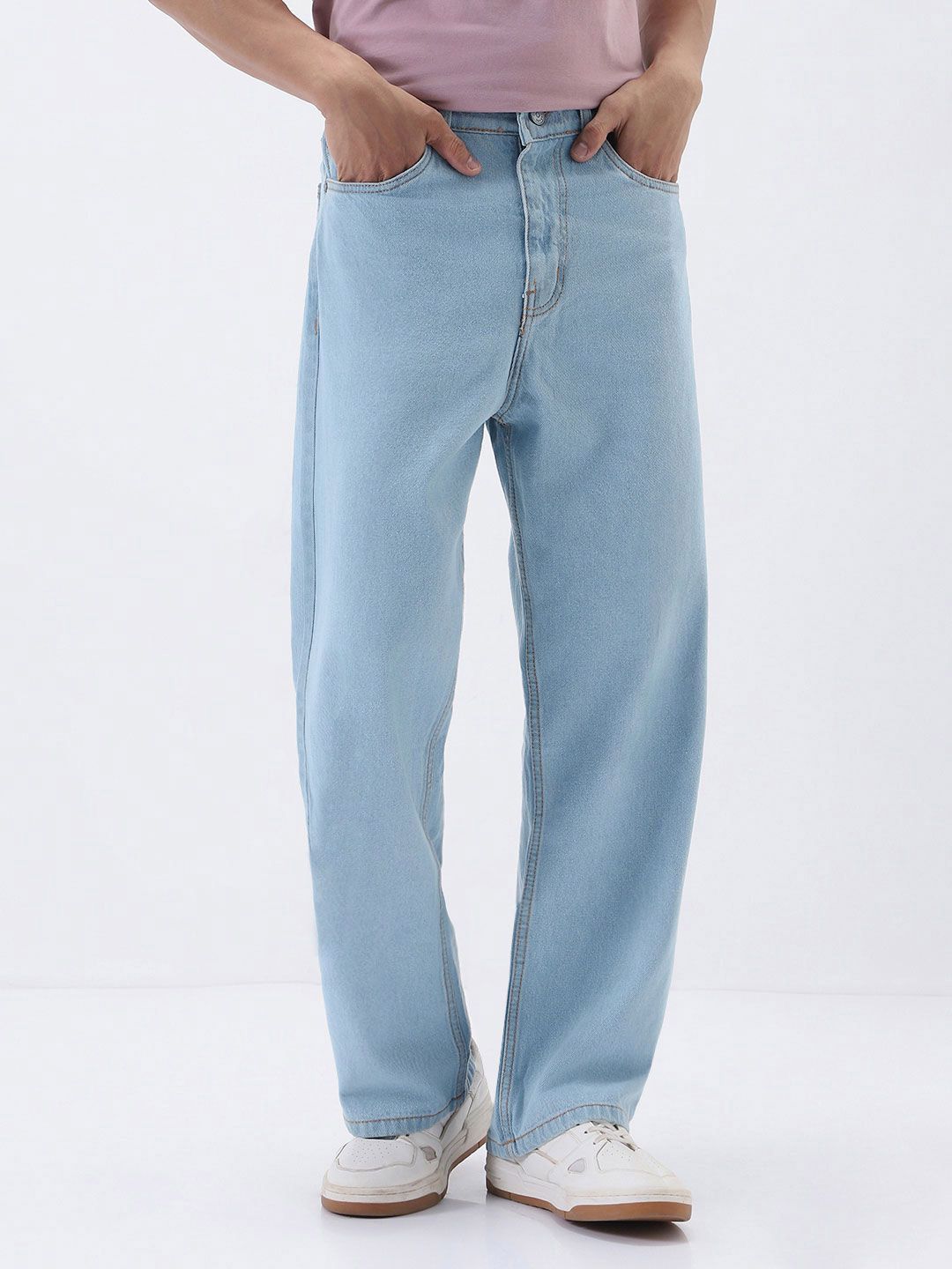 MOHICANS Men Relaxed Fit Mid-Rise Stretchable Jeans