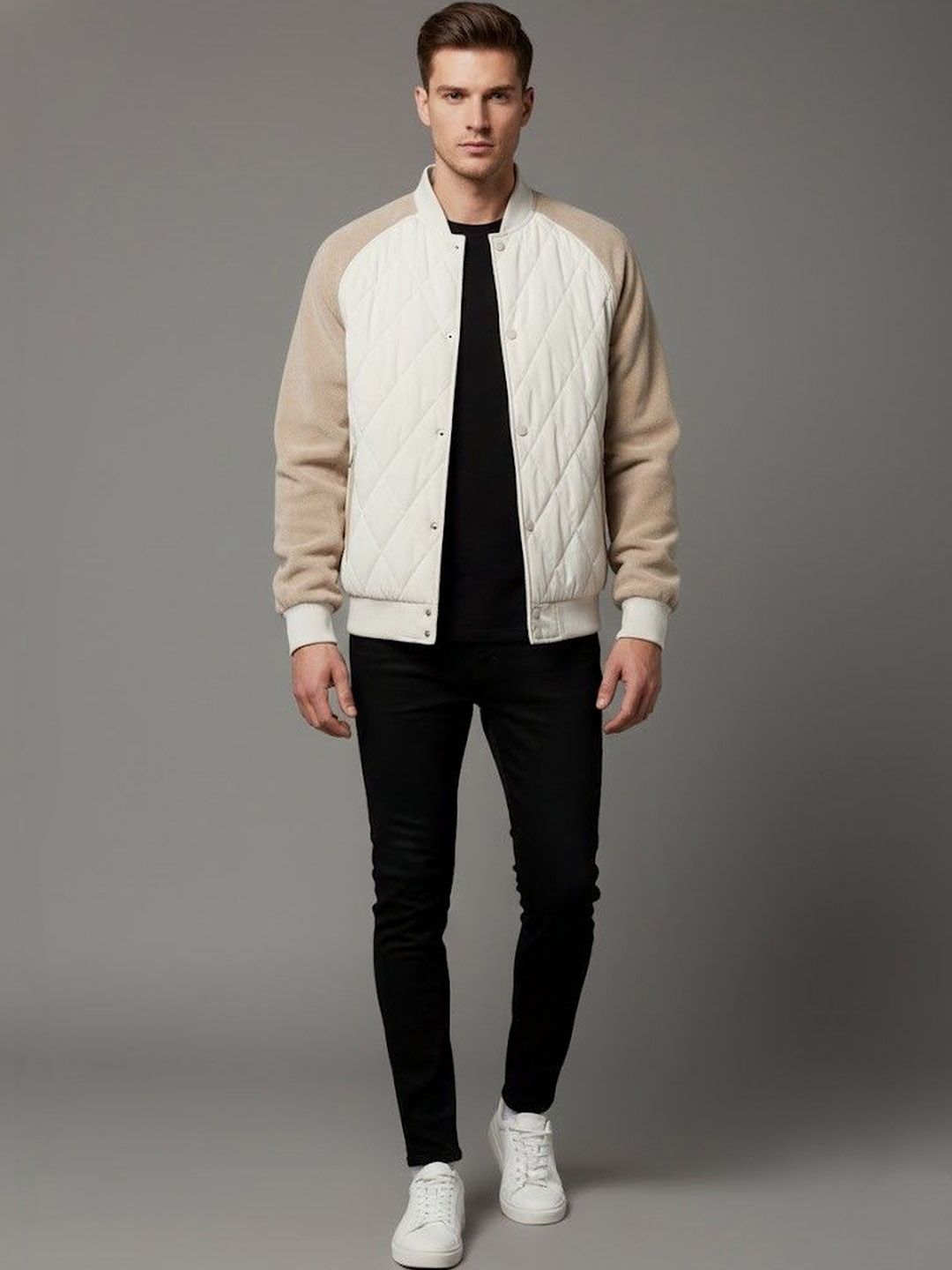Mast & Harbour Men Lightweight Bomber Jacket