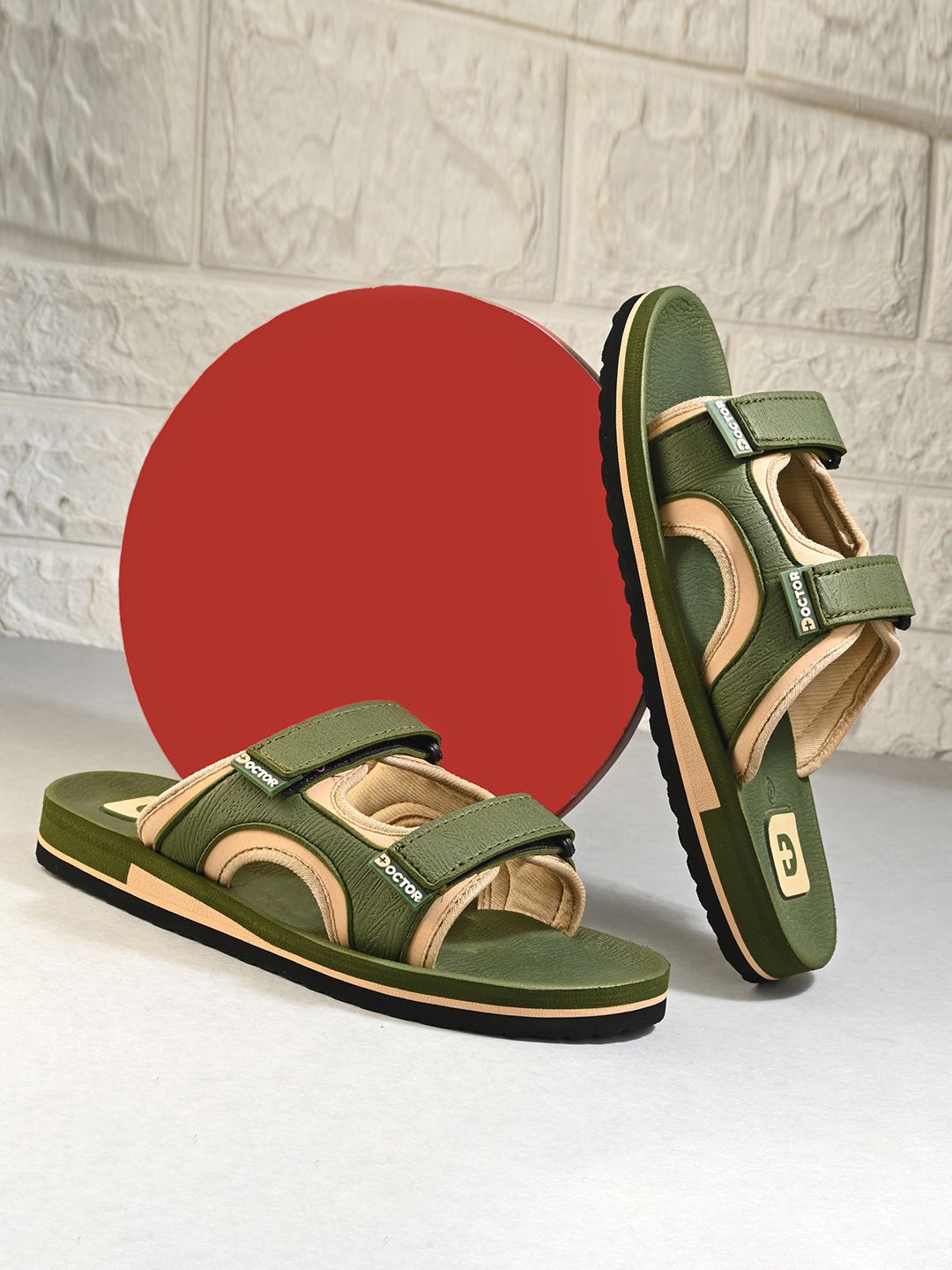 DOCTOR HEALTH SUPER SOFT Men Velcro Sports Sandals
