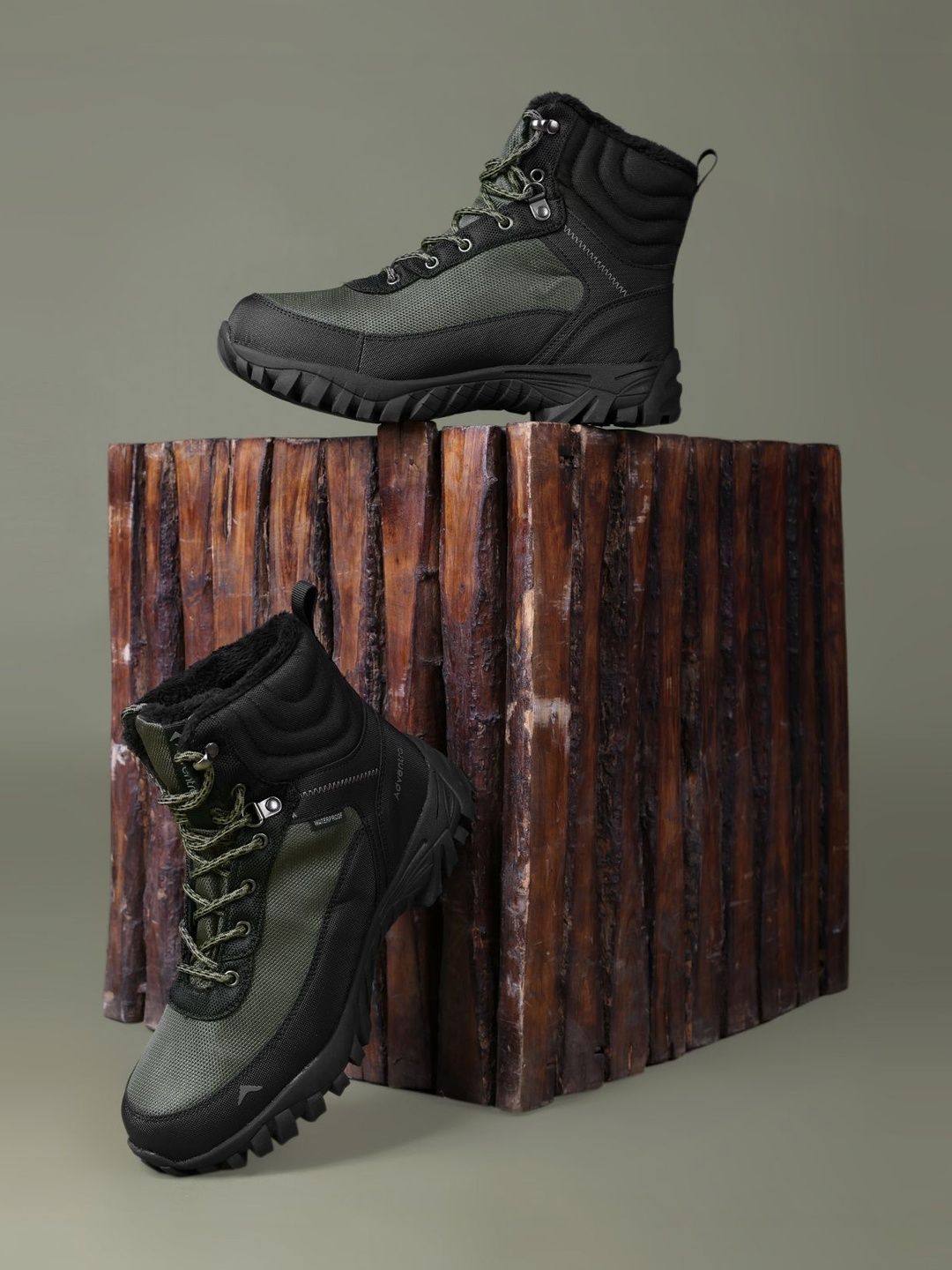 Adventra Sports Adventra Sports Men Outdoor Trekking Warm & Waterproof Mountain Mid-Ankle Hiking Boots